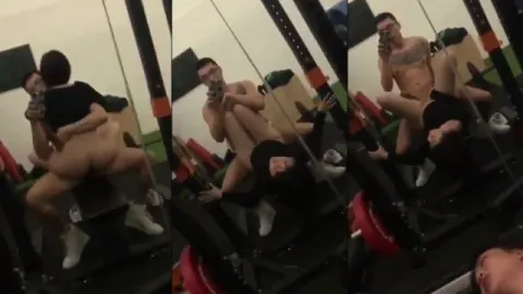 Anh PT chơi em gái gymer tại phòng tập