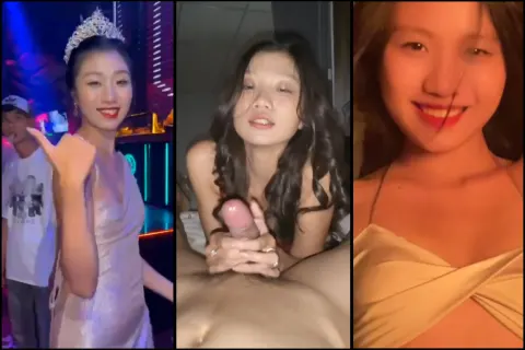 [Hot] Thảo Trâm 2k5 sinh viên ăn chơi đi bar bủng bị gạ địt tung lồn bú cu nuốt tinh như nước